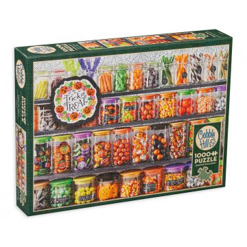 Puzzle Cobble Hill din 1000 de piese - Truc sau tratament
