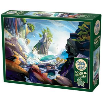 Puzzle Cobble Hill din 1000 de piese - Valuri de coastă