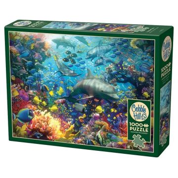 Puzzle Cobble Hill din 1000 de piese - Viața în mare