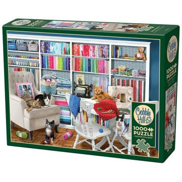 Puzzle Cobble Hill din 1000 piese - Cameră de cusut