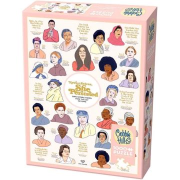 Puzzle Cobble Hill din 1000 piese - În ciuda a tot, ea nu a renunțat.