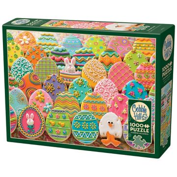 Puzzle Cobble Hill din 1000 piese - ouă de Paște