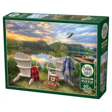 Puzzle Cobble Hill din 1000 piese - Pe malul lacului