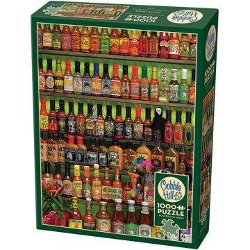 Puzzle Cobble Hill din 1000 piese - Sosuri picante