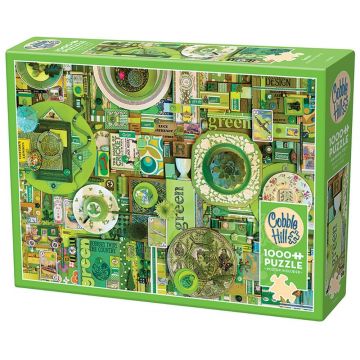 Puzzle Cobble Hill din 1000 piese - Verde
