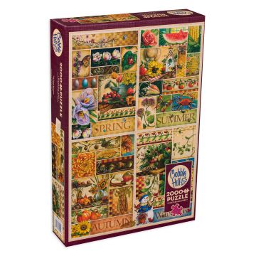 Puzzle Cobble Hill din 2000 de piese - Anotimpuri