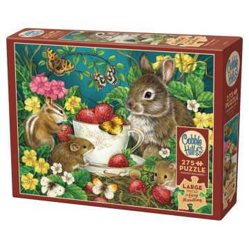Puzzle Cobble Hill din 275 piese - Căpșuni dulci