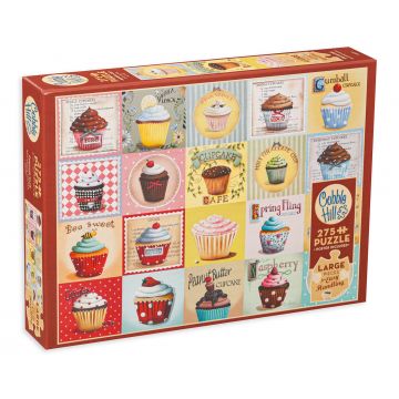 Puzzle Cobble Hill din 275 XXL piese - Cupcake Cafe