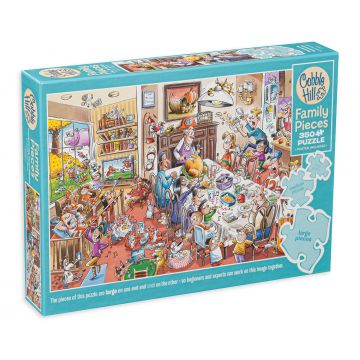 Puzzle Cobble Hill din 350 XXL de piese - Împreună de Ziua Recunoștinței