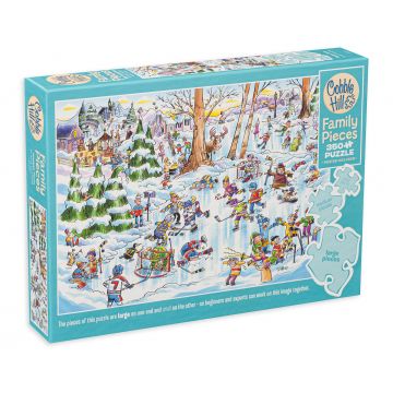Puzzle Cobble Hill din 350 XXL de piese - Orașul Hocheiului