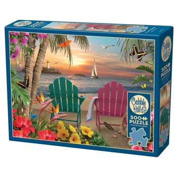 Puzzle Cobble Hill din 500 de piese - Insula Paradisului