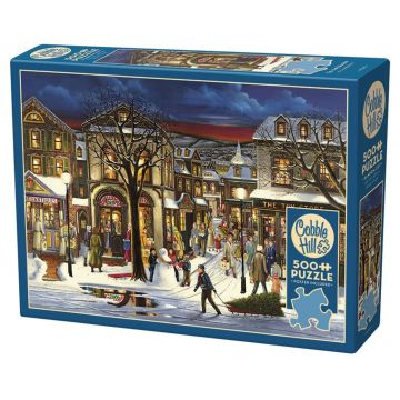 Puzzle Cobble Hill din 500 de piese - Sezon festiv