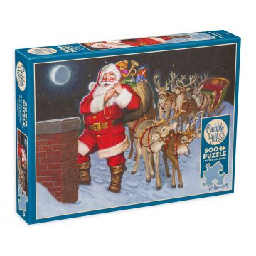 Puzzle Cobble Hill din 500 XXL de piese - Pe acoperiș