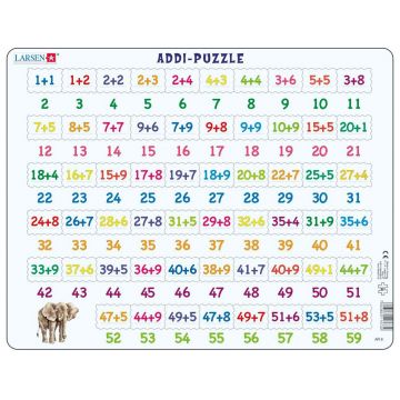 Puzzle educațional Larsen din 58 piese - Adunare