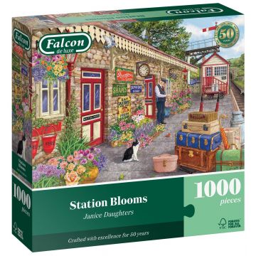 Puzzle Falcon de 1000 piese - Înflorirea gării