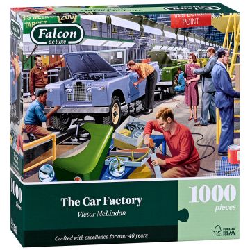 Puzzle Falcon din 1000 piese - Fabrică de mașini