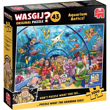 Puzzle-ghicitoare Jumbo din 1000 piese - Aventuri în acvariu