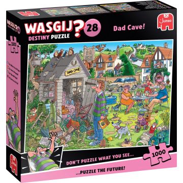 Puzzle-ghicitoare Jumbo din 1000 piese - Cușcă de câine