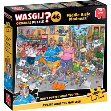 Puzzle-ghicitoare Jumbo din 1000 piese - Haos pe stradă
