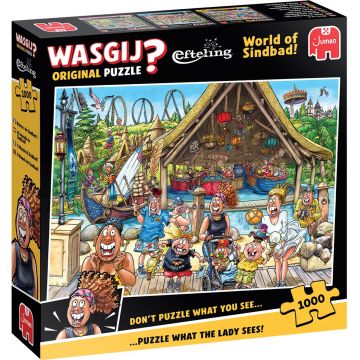 Puzzle-ghicitoare Jumbo din 1000 piese - Lumea lui Sinbad