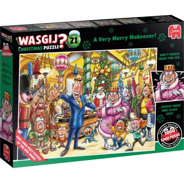 Puzzle-joc Jumbo de 2 x 1000 piese - Transformare veselă de Crăciun