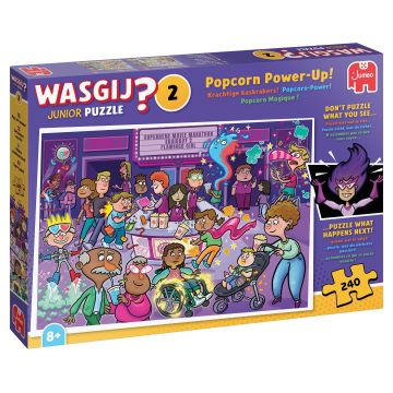 Puzzle-joc Jumbo de 240 piese - Acțiune în sala de cinema