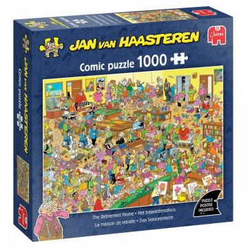 Puzzle Jumbo de 1000 piese - Haos în casa pentru persoane în vârstă