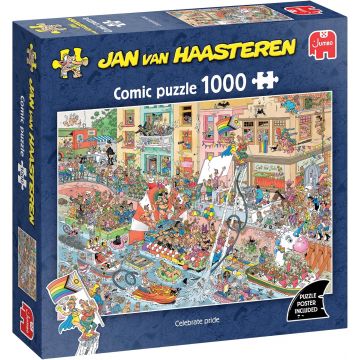 Puzzle Jumbo de 1000 piese - Paradă a culorilor