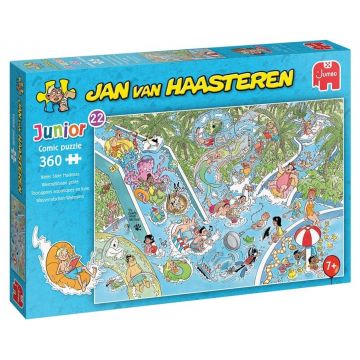 Puzzle Jumbo de 360 piese - Nebunie în parc acvatic