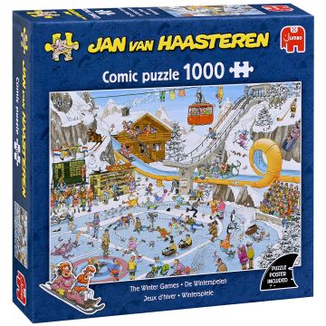Puzzle Jumbo din 1000 piese - Jocurile de iarnă