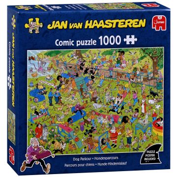 Puzzle Jumbo din 1000 piese - Loc de joacă pentru câini