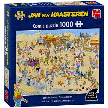 Puzzle Jumbo din 1000 piese - Sculpturi în nisip