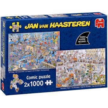 Puzzle Jumbo din 2 x 1000 piese - Proiect de renovare și magazin de tip „Fă-o singur”