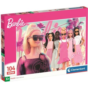 Puzzle pentru copii Clementoni de 104 piese - Barbie, varianta 1