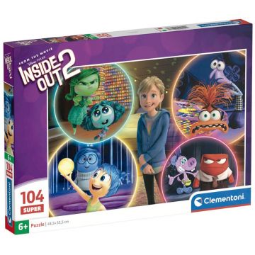 Puzzle pentru copii Clementoni de 104 piese - Inside Out 2, varianta 1