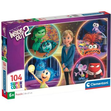 Puzzle pentru copii Clementoni de 104 piese - Inside Out 2, varianta 1