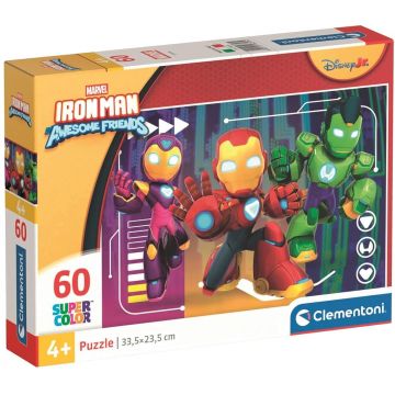 Puzzle pentru copii Clementoni de 60 piese - Iron Man