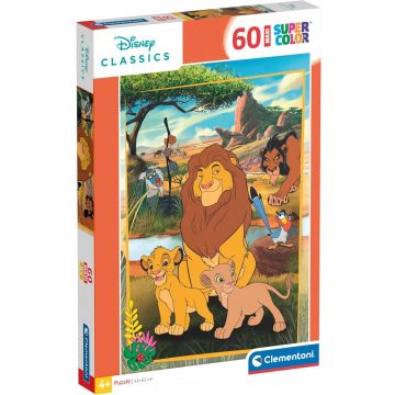 Puzzle pentru copii Clementoni de 60 piese maxi - Regele Leu