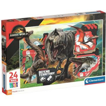 Puzzle pentru copii Clementoni din 24 piese maxi - Jurassic World
