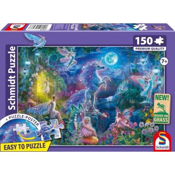 Puzzle pentru copii Schmidt din 150 piese - Povestea Unicornului