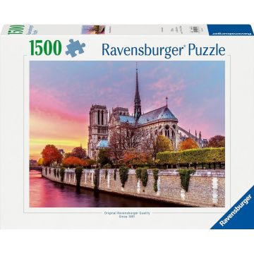 Puzzle Ravensburger din 1500 de bucăți- Notre Dame