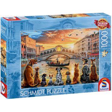 Puzzle Schmidt din 1000 piese - Pe dig