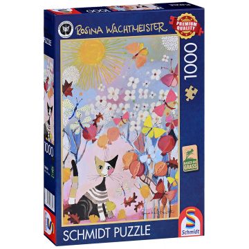 Puzzle Schmidt din 1000 piese - Pisicuță cu dungi