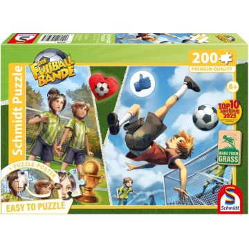 Puzzle Schmidt din 200 piese - Banda de fotbal: Foarfecele de spate lui Leon