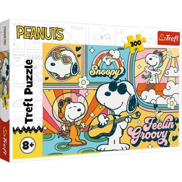 Puzzle Trefl din 300 piese - Lumea amuzantă a Peanuts