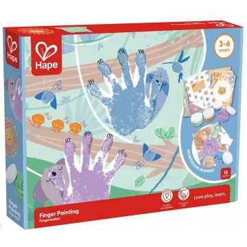 Set creativ Hape International -  Pictura cu degetele