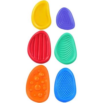 Set de jucării senzoriale Smart Baby -  Pietre tactile, 6 buc