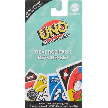 Cărți de joc suplimentare UNO Add-On-Packs: Reverse Pack