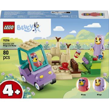 Constructor LEGO Bluey - Bunicile cu Bingo și Bluey(11216)