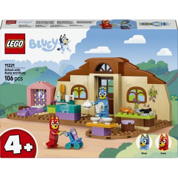 Constructor LEGO Bluey - La școală cu Rusty și Bluey (11221)